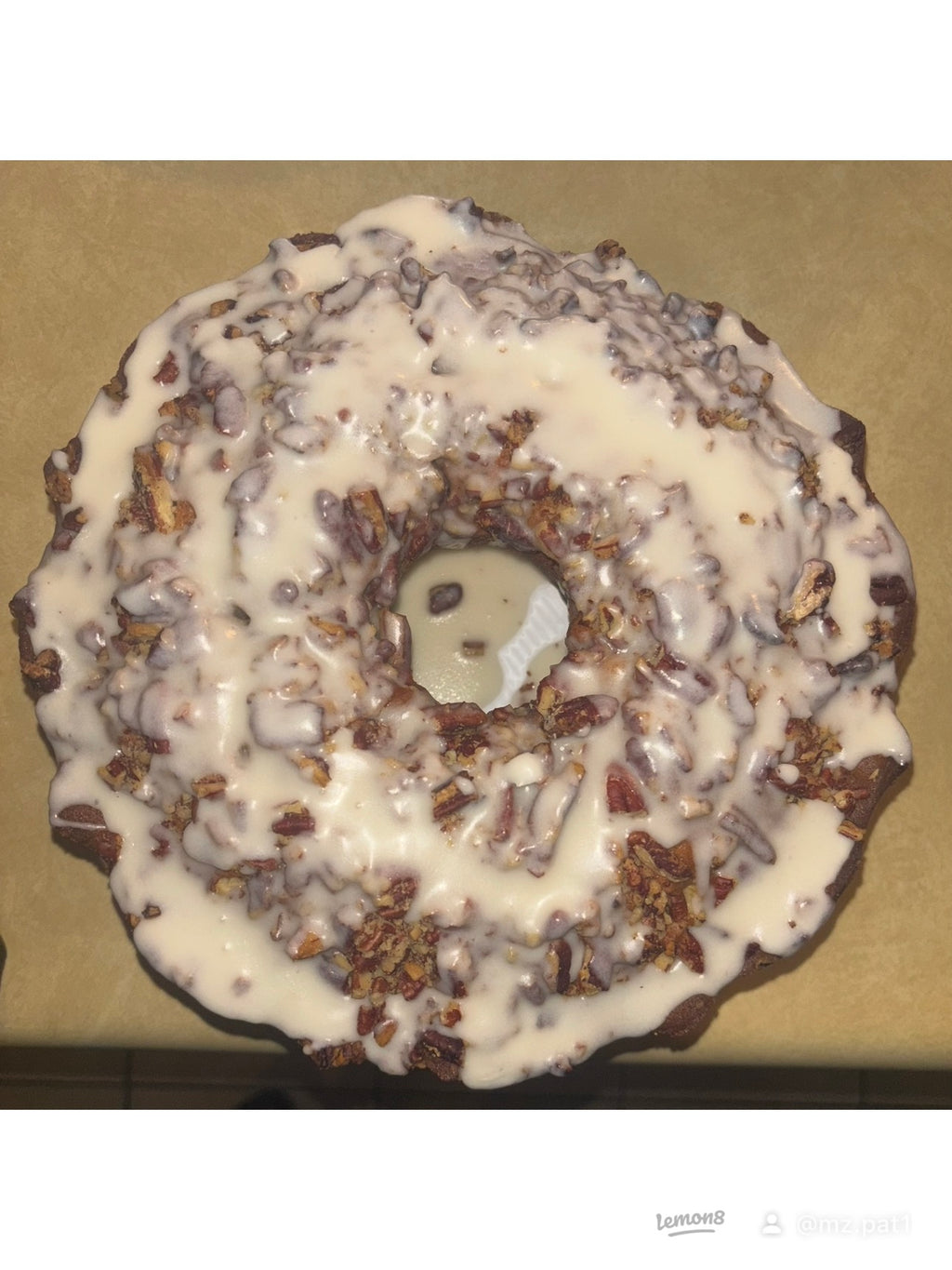 Buttermilk Sweet Potato Pecan Pound Cake